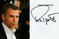 PHILIPPE TORRETON : Signed Actor World - Autograph Original Authentic / Photo.