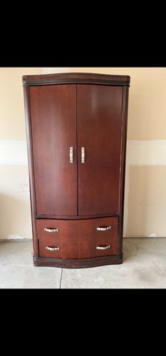 Cherrywood armoire wardrobe - cherrywood,
