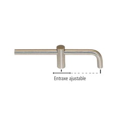 Poignée arc de diamètre 8mm