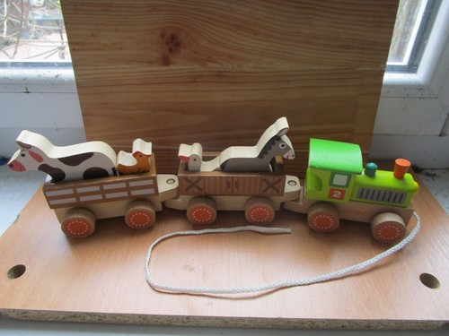 Jouet locomotive train - jouet, bois