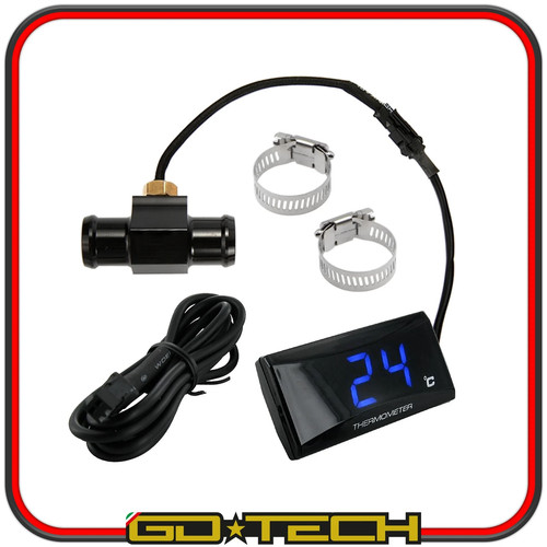Thermomètre numérique moto - thermomètre,