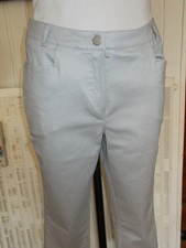 Pantalon court golf coton gris
