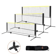 VEVOR Filet de badminton tennis pickleball volley-ball portable 3,02 m extérieur