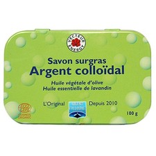 Savon surgras 100g à l'argent