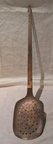 Grande écumoire cuivre - en,