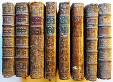 Lot 8 livres  XVIIIe