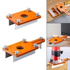 Plaque d'insertion pour table de toupie à bois, support fendu, machine de