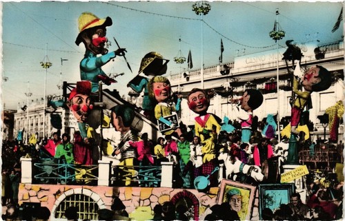Cpa carnaval nice les - cpa,