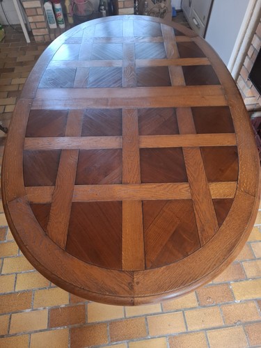 Table salle manger ovale - manger,
