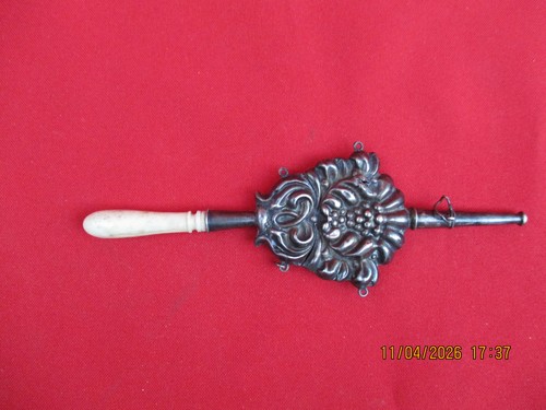Hochet siffleur argent - hochet, en