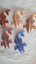 lot 5 carpe koi résine