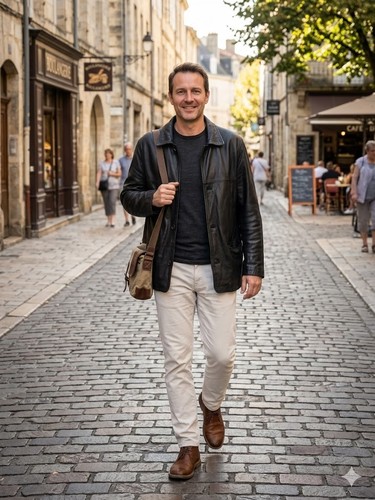 Veste croute cuir - veste,