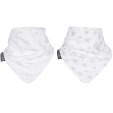 Paire de bavoirs bandana en