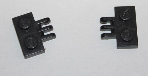 Lego black hinge plate ref - x,