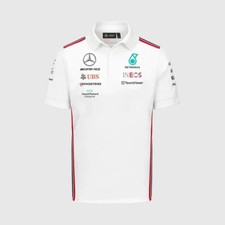 MERCEDES-AMG - Véritable Polo Petronas Motorsport Set Up Formule 1 blanc M