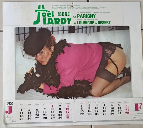 Calendrier adultes érotique