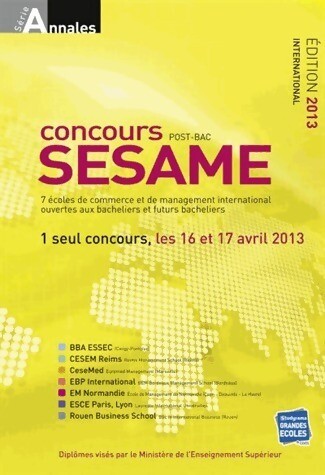Concours sésame post bac 2013 - concours,