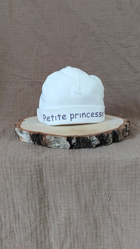 Bonnet naissance coton - en,