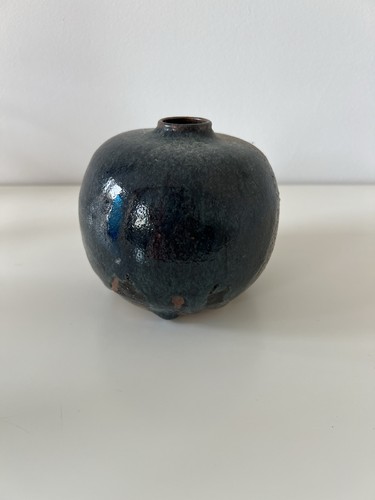 Vase rond boule grès - vase,