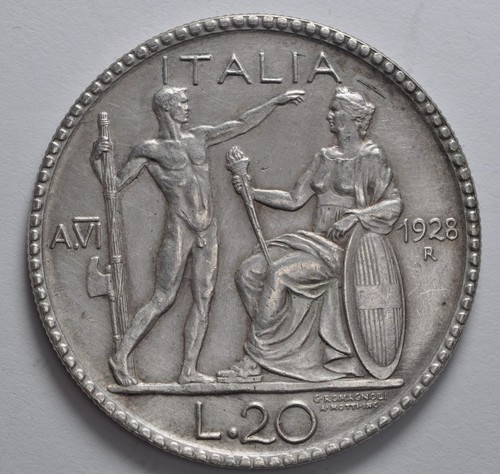 1928 italie lires vittorio - italie,