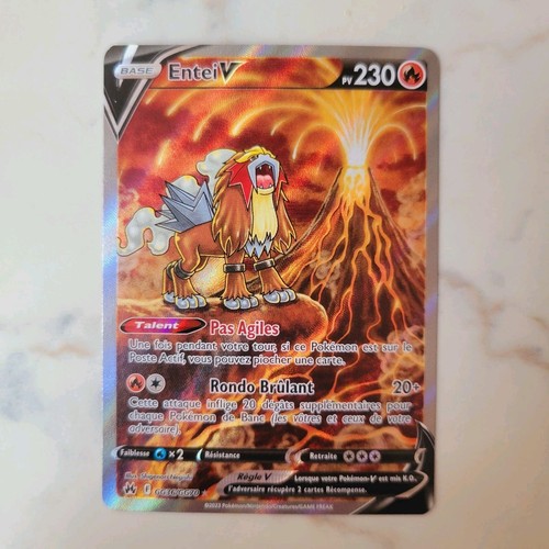 Carte pokemon entei v - 🔥,