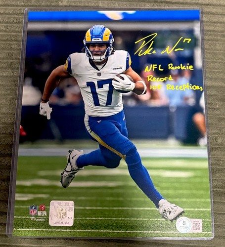 Puka nacua autographed 8x10 - nacua,