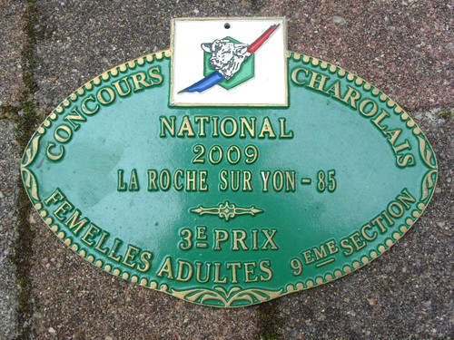 Plaque concours national - plaque,