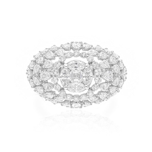 Dôme bague labo - bague, grown