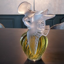 Flacon Géant " L'air du Temps " Lalique Parfum Nina Ricci 31 cm Factice TBE