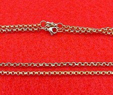 17.8cm-213cm Plaqué Or 3MM Ou