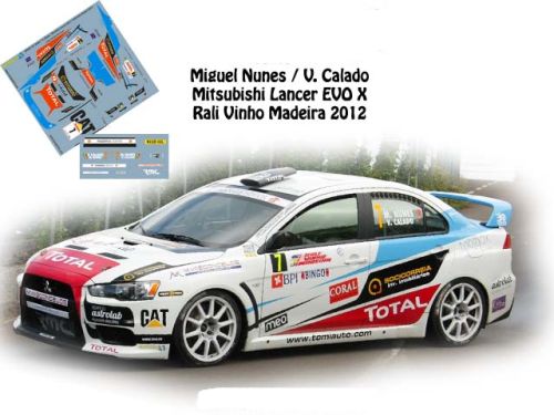 Decals mitsubishi lancer - 1/43,