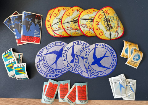 Lot etiquettes de bagage - etiquettes,