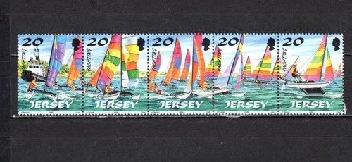 Jersey unused block mh og - jersey, mh/og