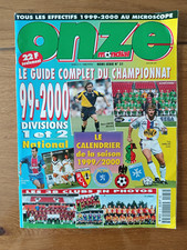 Magazine Onze Mondial Hors Serie n°31 Guide du championnat division 1 de 1999-00