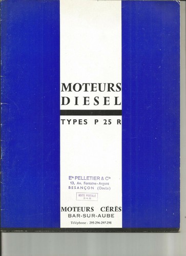 Ceres moteur diesel type p - -,