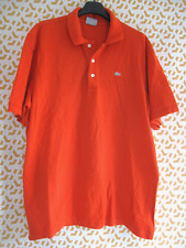 Polo Lacoste Orange Devanlay Manche Courte Coton Jersey Homme - 8