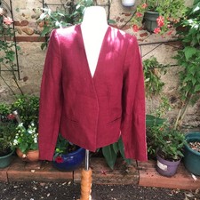 TRES BELLE VESTE BLAZER ROUGE