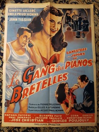 Affiche 1953 gang des - le,