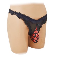 Lingerie Sissy pour hommes Sous-vêtements en dentelle (taille unique)