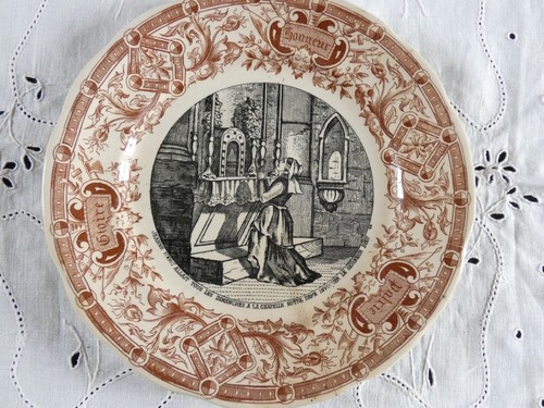 Ancienne assiette parlante - ancienne,