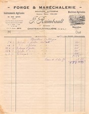 1949 FORGE ET MARECHALERIE