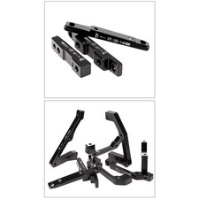 Bicyclette Frein Adaptateur Aviation Aluminium Alliage Noir Disque Étrier