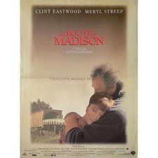 SUR LA ROUTE DE MADISON Affiche de film 1ere sortie. - 40x54 cm. - 1995 - Clint 