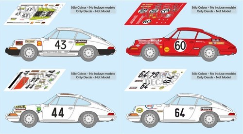 Stickers porsche 911 mans - porsche, le