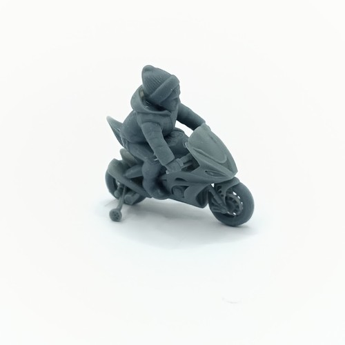 Diorama tim sur sa moto - diorama, :