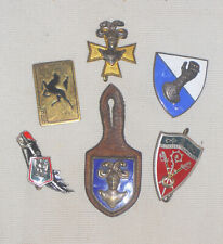 Lot insignes Arme Blindée Cavalerie écoles application DB régiments chasseurs