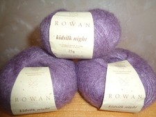 Pelotes MOHAIR & SOIE ROWAN Violine