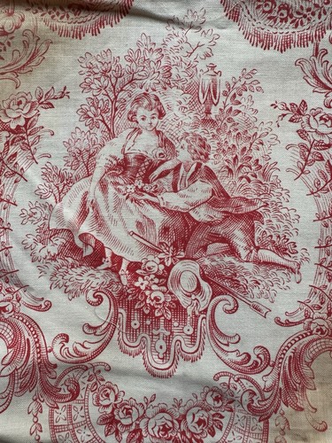 Coupon tissu ancien - tissu, toile