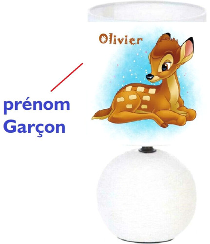 Lampe chevet bambi - de,