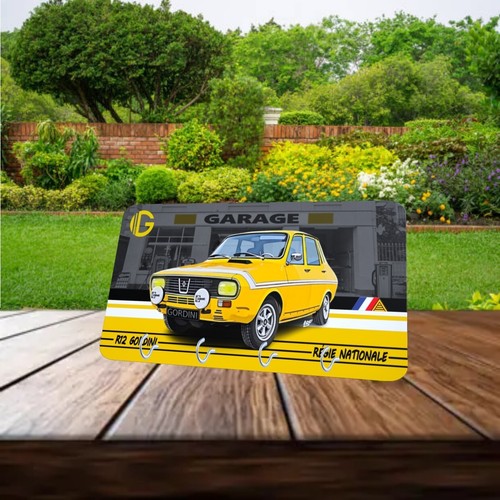 Porte clés mural renault r12 - porte-clés,